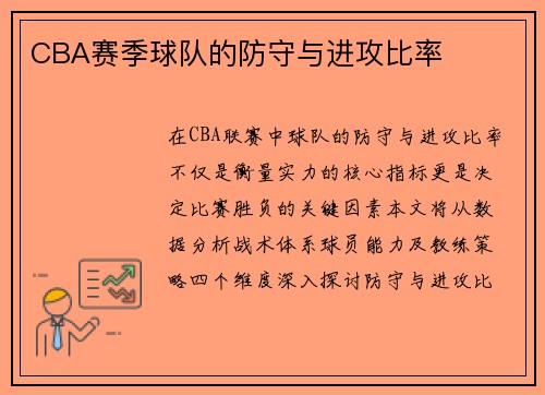 CBA赛季球队的防守与进攻比率